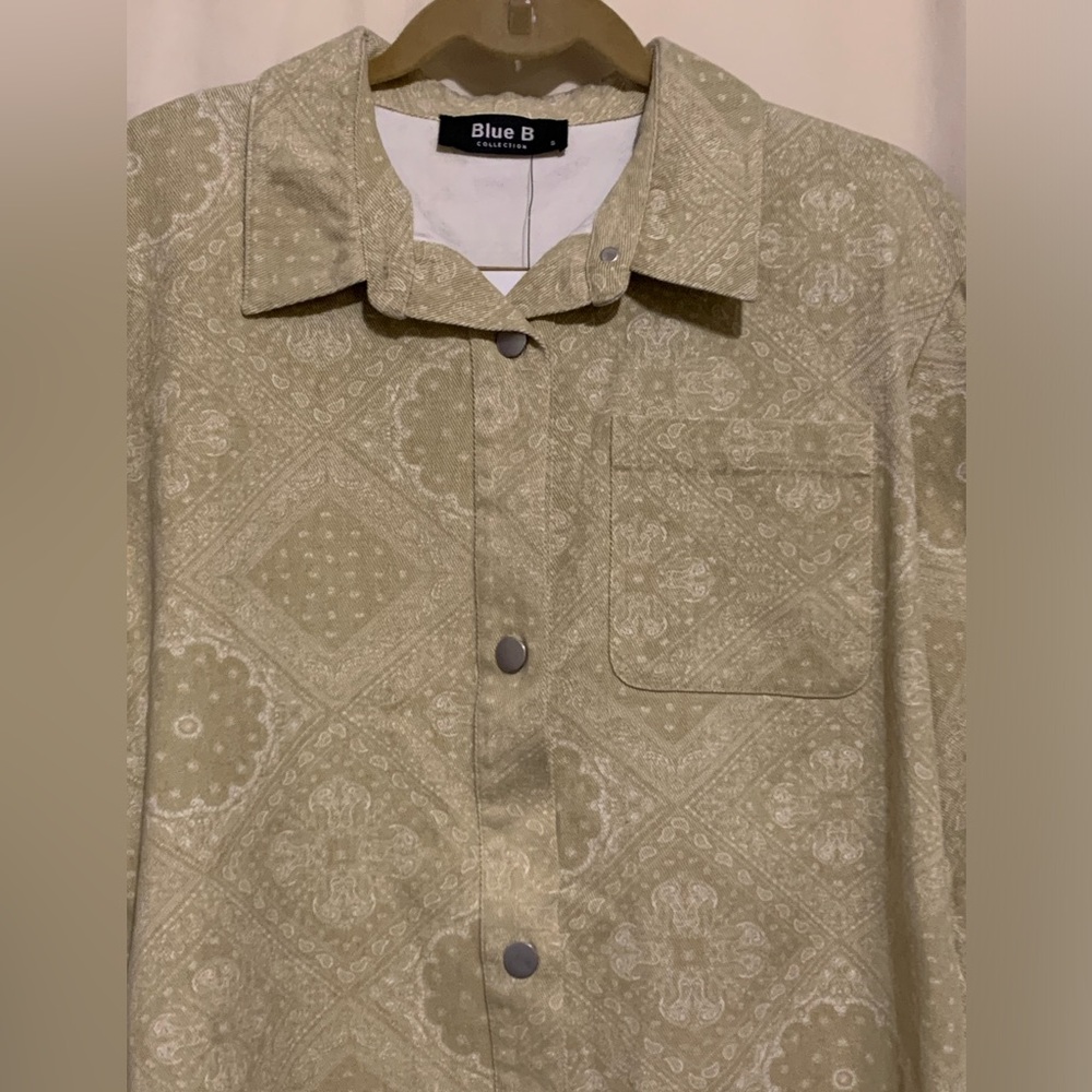 Blue B Button-up Shirt - Picture 6 of 16